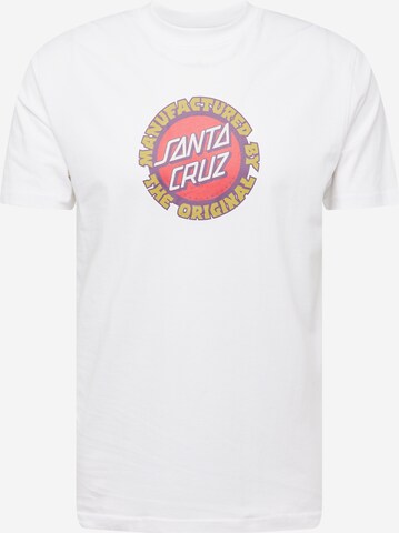 Santa Cruz Shirt 'Speed MFG' in Wit: voorkant