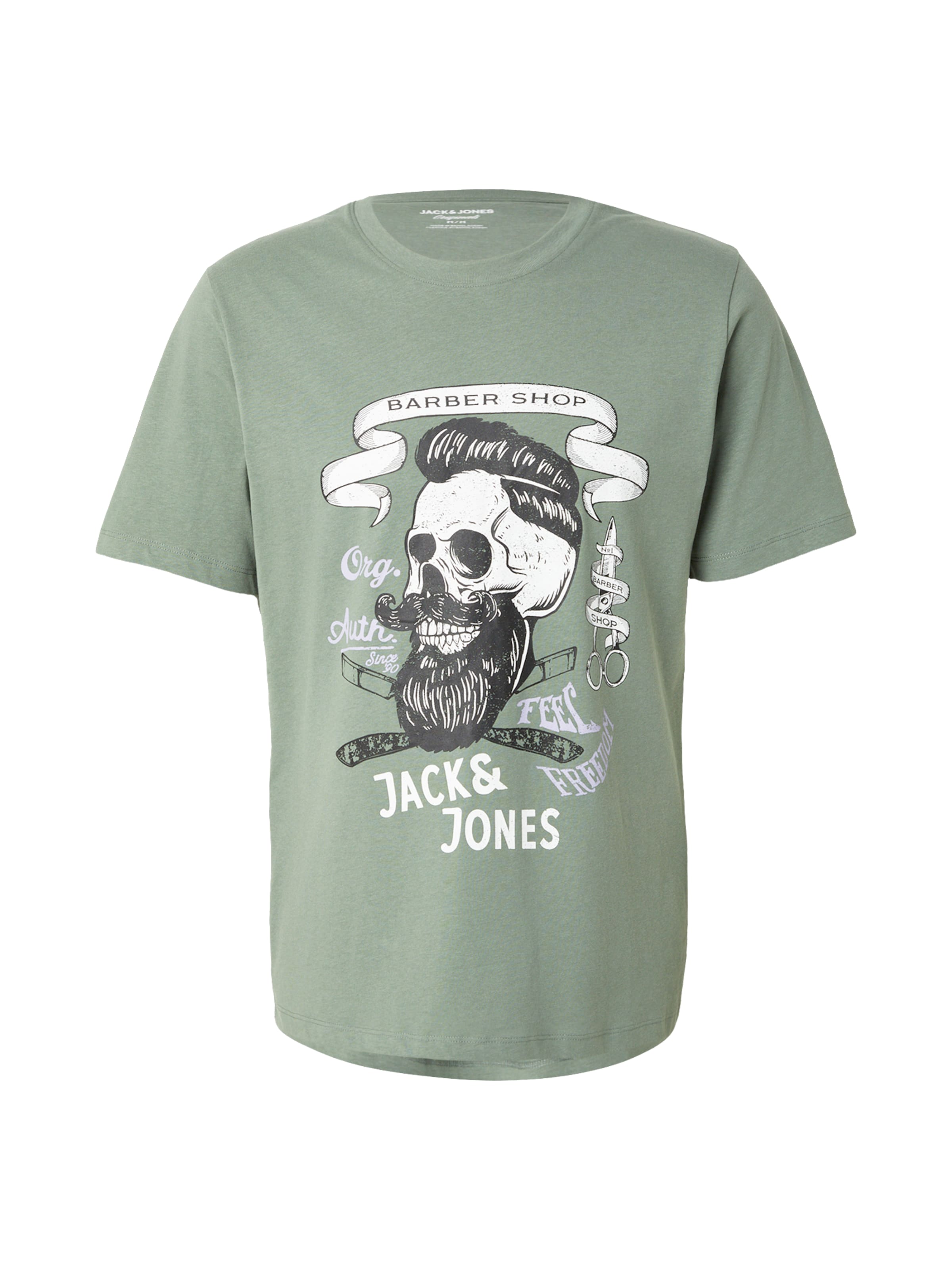 JACK & JONES Majica 'JORSHAPE' | zelena barva: sprednja stran