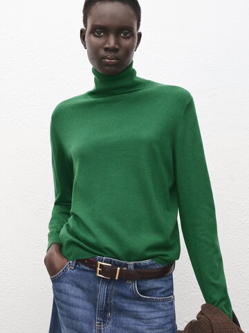 MANGO Pullover 'LUCCAC' in Grün: Vorderseite