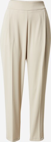 IMPERIAL Tapered Bandplooibroek in Beige: voorkant