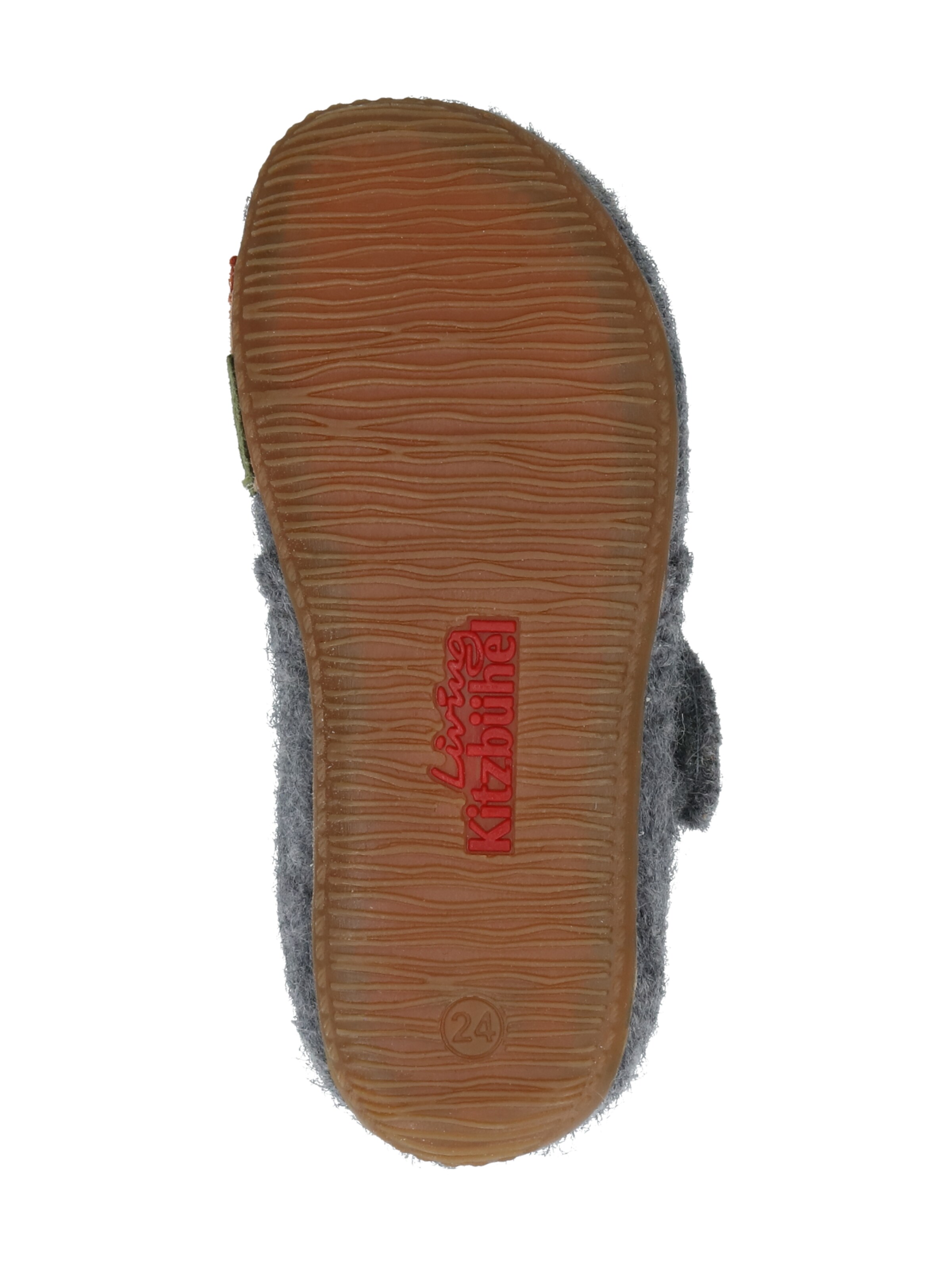 Pantoufle 'Tiger' Living Kitzbühel en gris