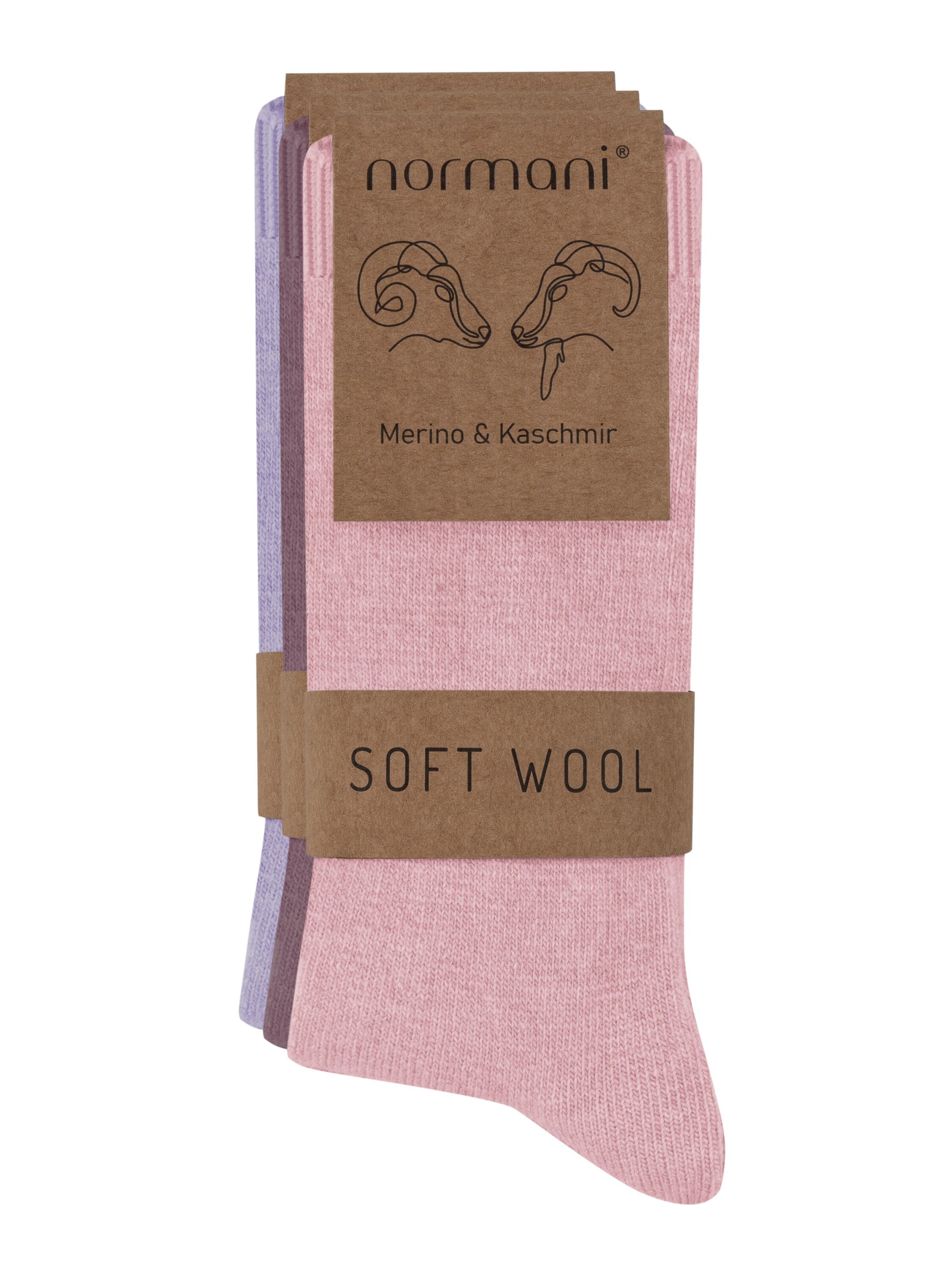 Chaussettes normani en mélange de couleurs