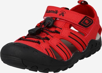 Kamik Sandal 'Crab' in Red: front