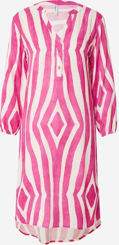 Sublevel - Vestido camisero en rosa: frente