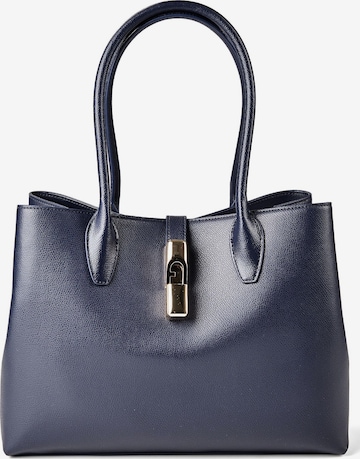 FURLA Shopper 'Goccia' in Blauw: voorkant