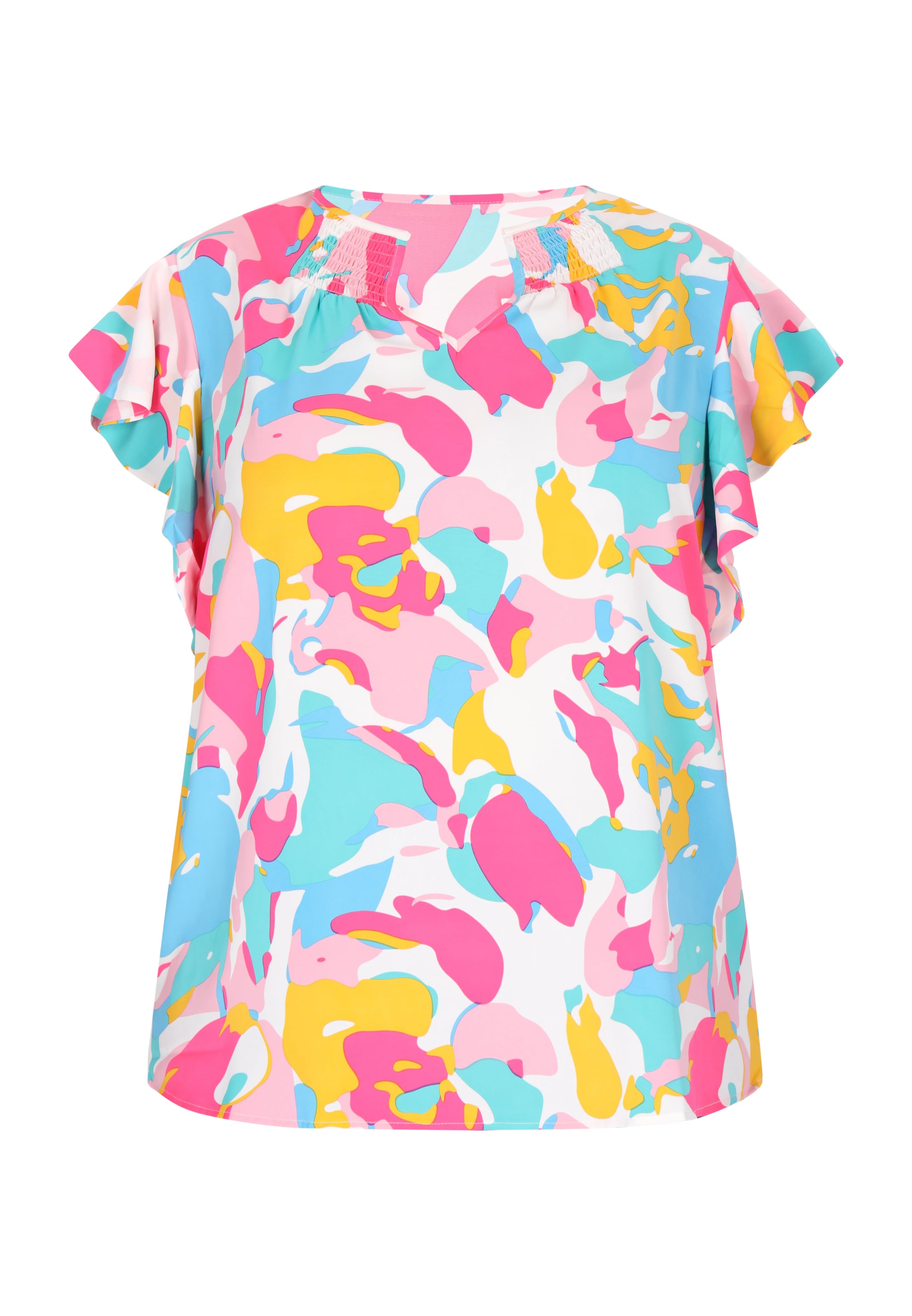 ebeeza Bluse in Mischfarben: Vorderseite