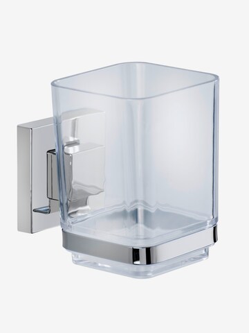 Wenko Zahnputzbecher Vacuum-Loc® 'Quadro' in Transparent