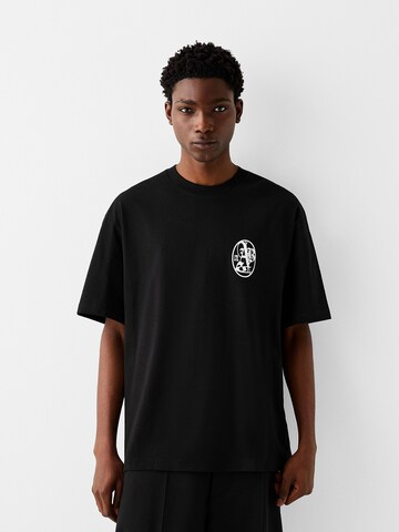 Bershka Shirt in Schwarz: Vorderseite
