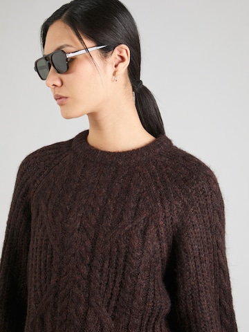 ONLY Pullover 'CHUNKY' in Braun