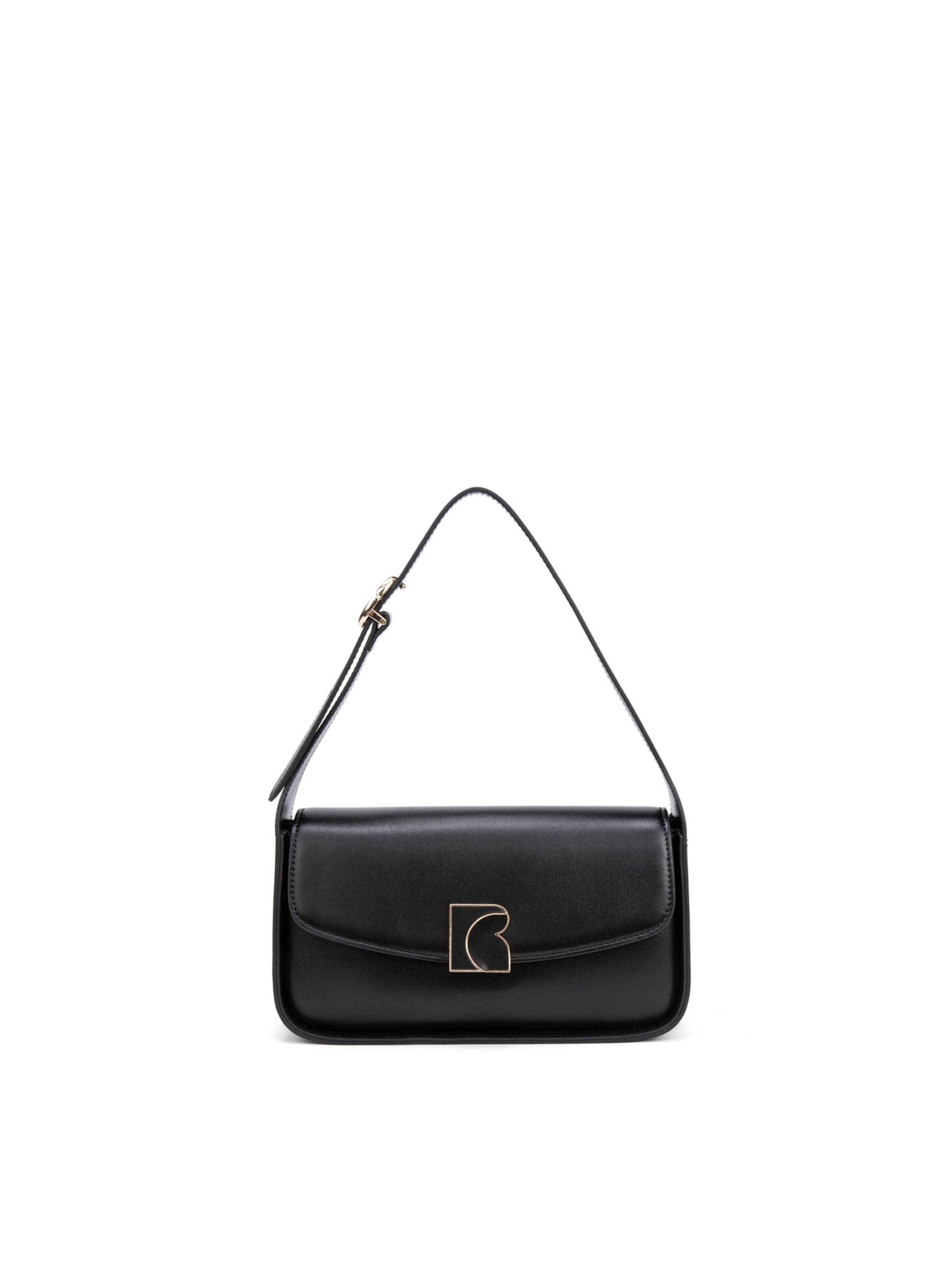 Chrisbella Crossbody Bag in Black: front