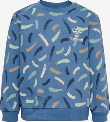 Hummel Sportief sweatshirt in Blauw: voorkant