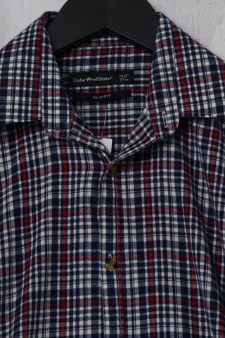 Cedar Wood State Button Up Shirt in S in Blue