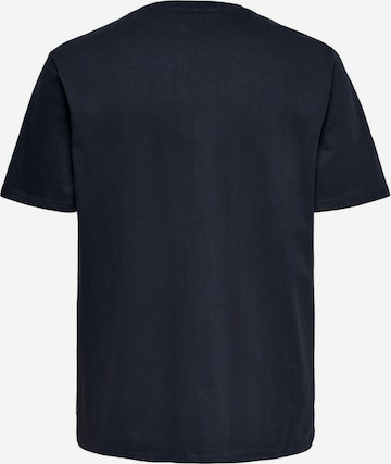 Only & Sons T-Shirt 'Anel' in Blau