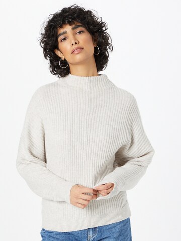 TOM TAILOR DENIM Sweater in Beige: front