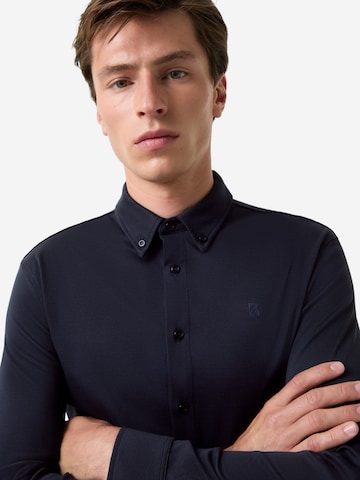 BOGNER Slim Fit Hemd 'Franz  ' in Blau