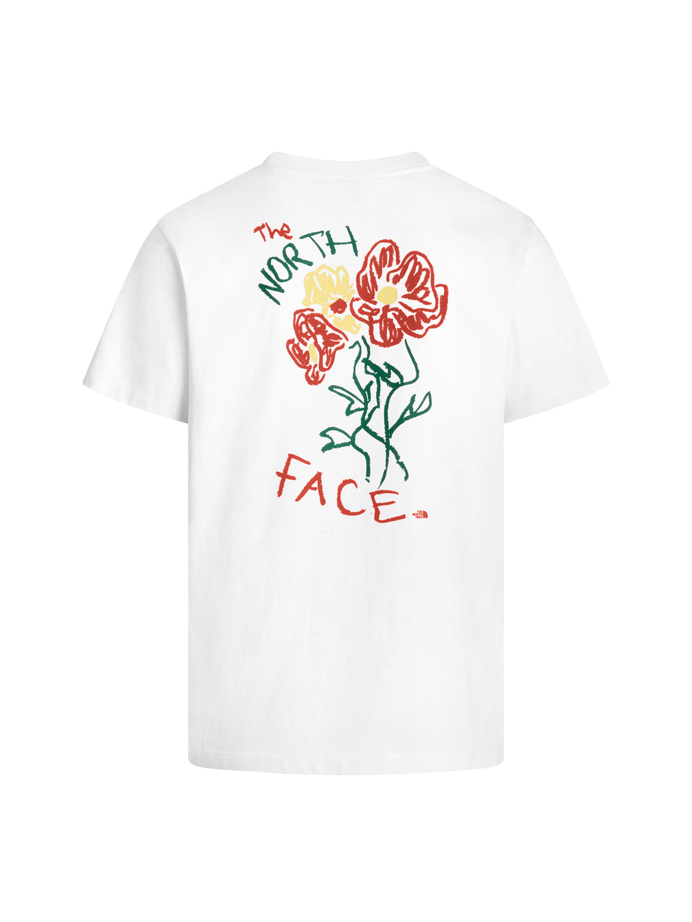 THE NORTH FACE T-Shirt 'Flower Scribble' in Weiß