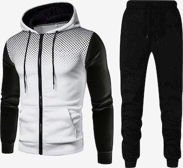 YOUTHUP Sports Suit in Black: front