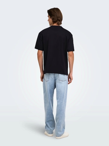 Only & Sons Loosefit Jeans 'ONSFade' in Blau