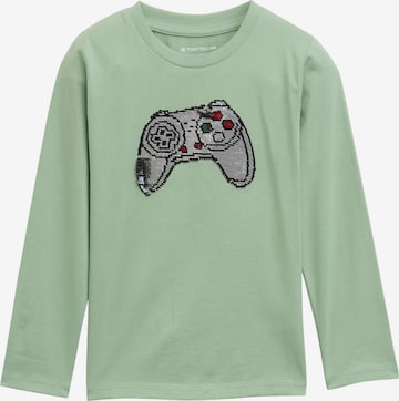 TOM TAILOR Shirt in Grün: Vorderseite