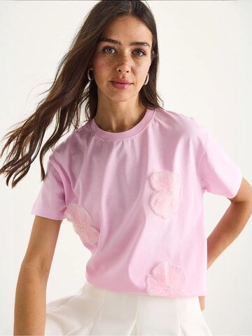 Bianco Lucci T-Shirt in Pink