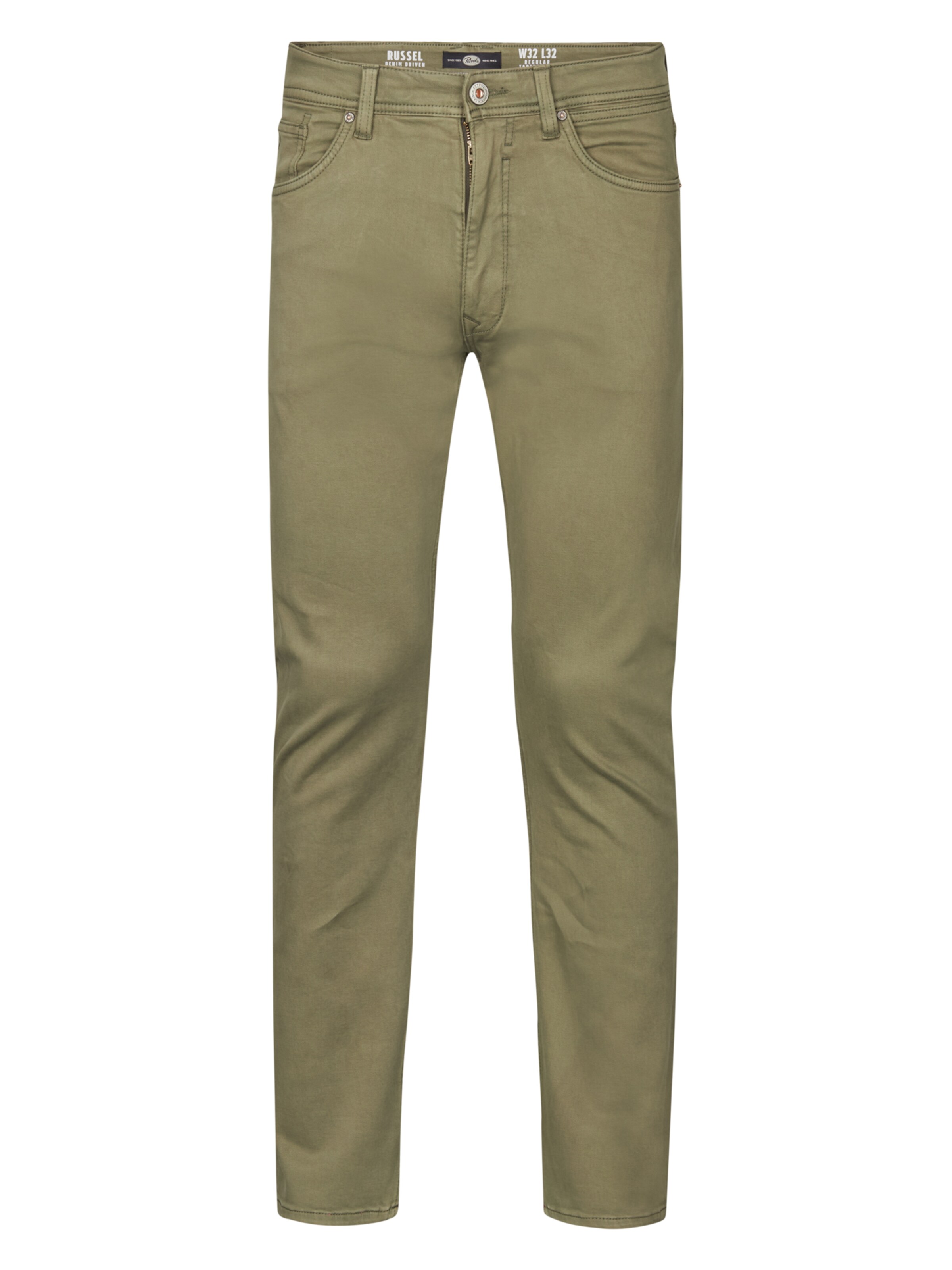 Petrol Industries Штаны 'Russel Flamingobreeze' в Зеленый: спереди