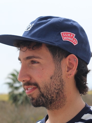 Surf Monkey Cap '5-Panel Cap Organic'‌‌‌‌‌‌ in Blau