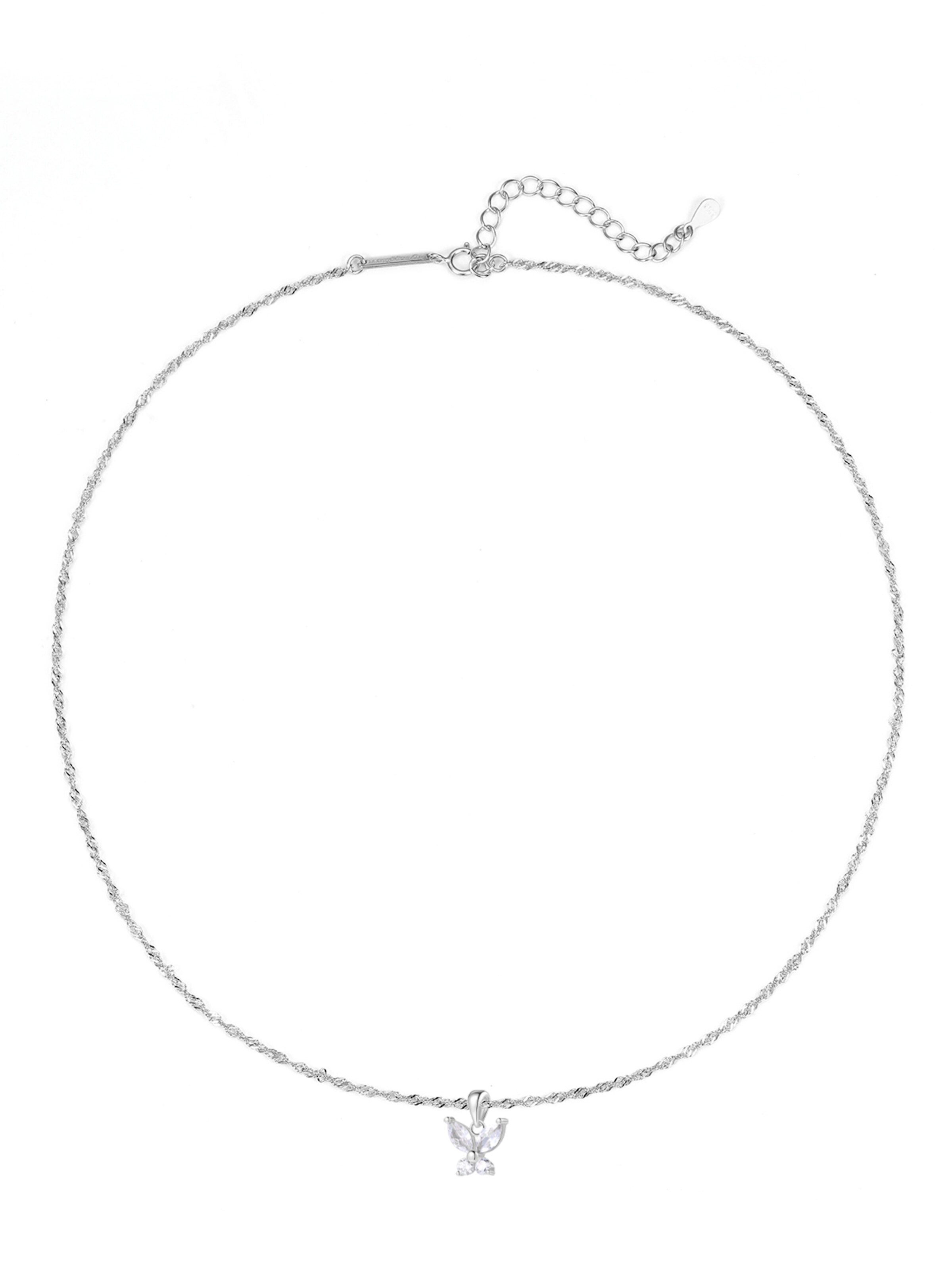 Hey Happiness Ketting 'Shining Flight' in Zilver