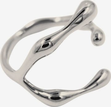 Fräulein Wunder Ring 'Ring Bones Edelstahl' in Silber: Vorderseite