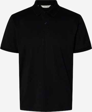 juoda SELECTED Marškinėliai 'SLHFAVE': priekis