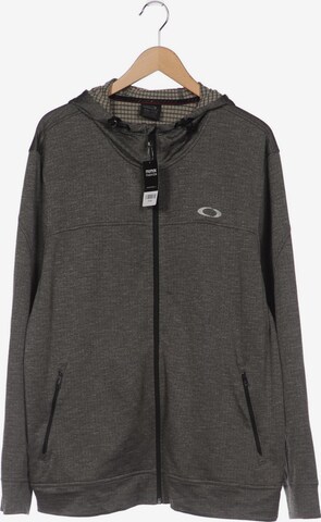 OAKLEY Sweatshirt & Zip-Up Hoodie in XXL in Grey: front