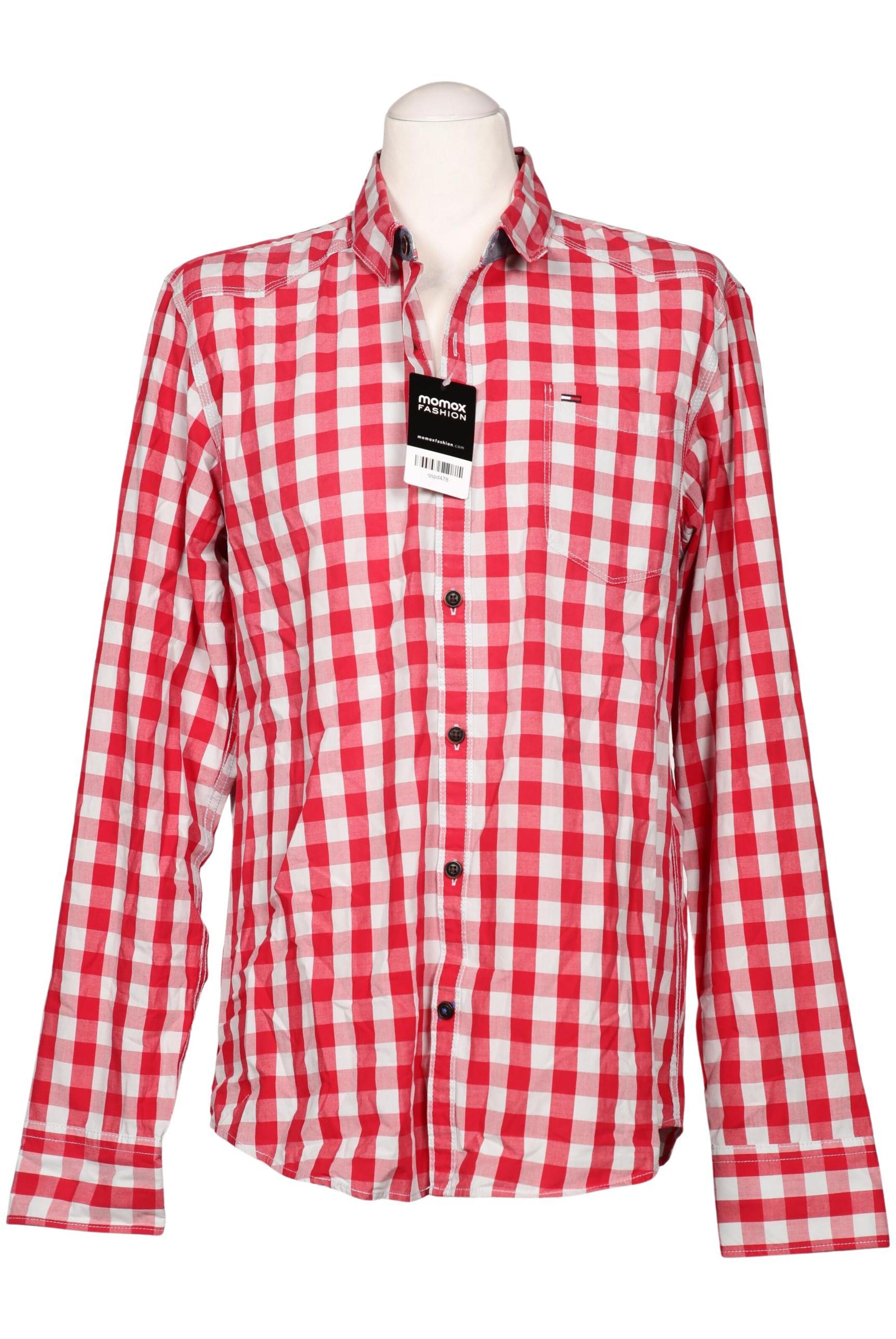 Tommy Jeans Hemd XL in Rot: Vorderseite