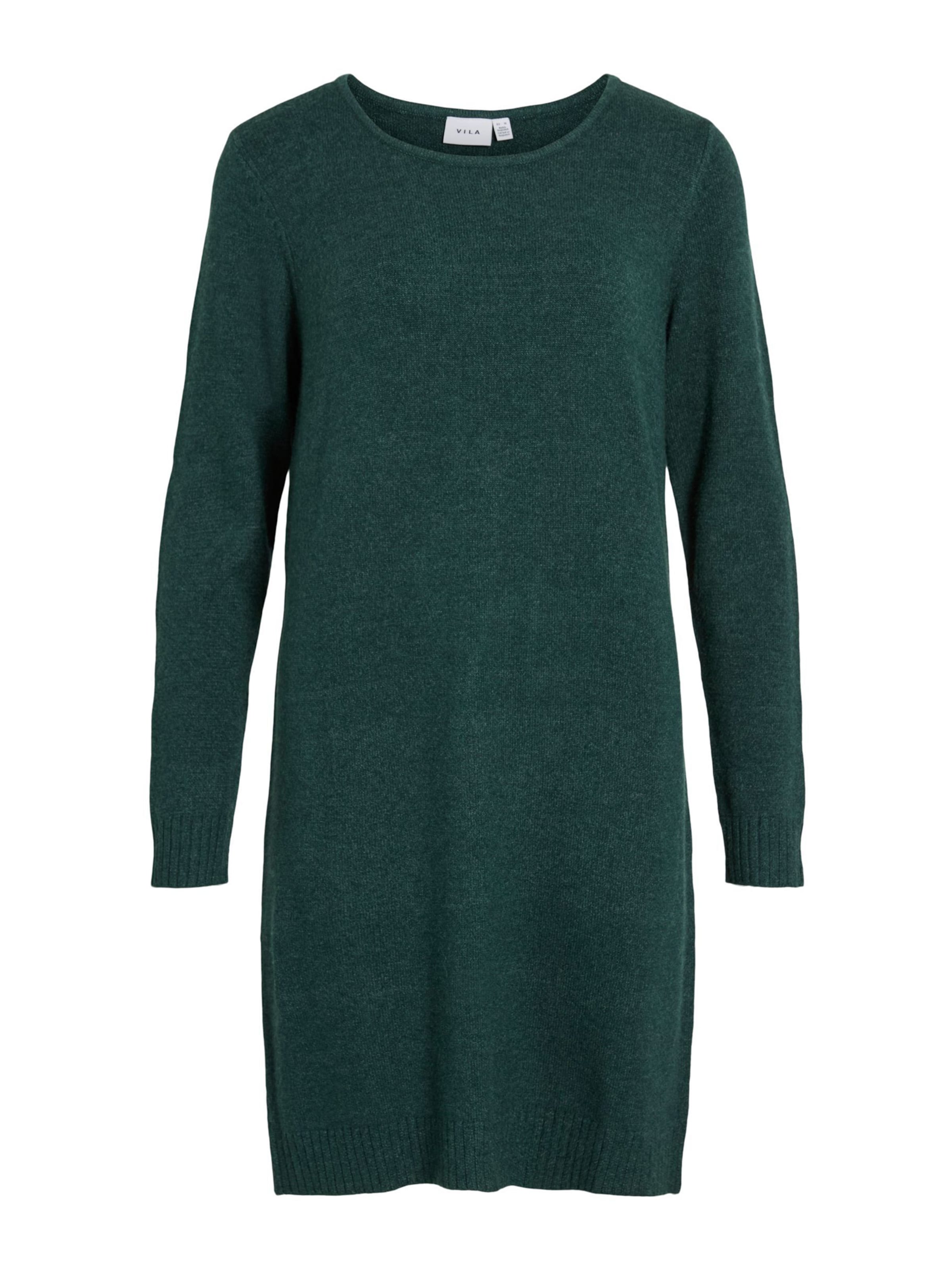 VILA Knit dress 'VIRIL' in Green: front
