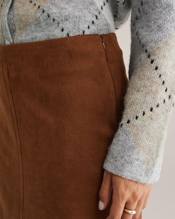WE Fashion Rok in Bruin
