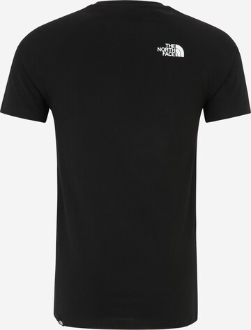 THE NORTH FACE Regular fit T-shirt i svart