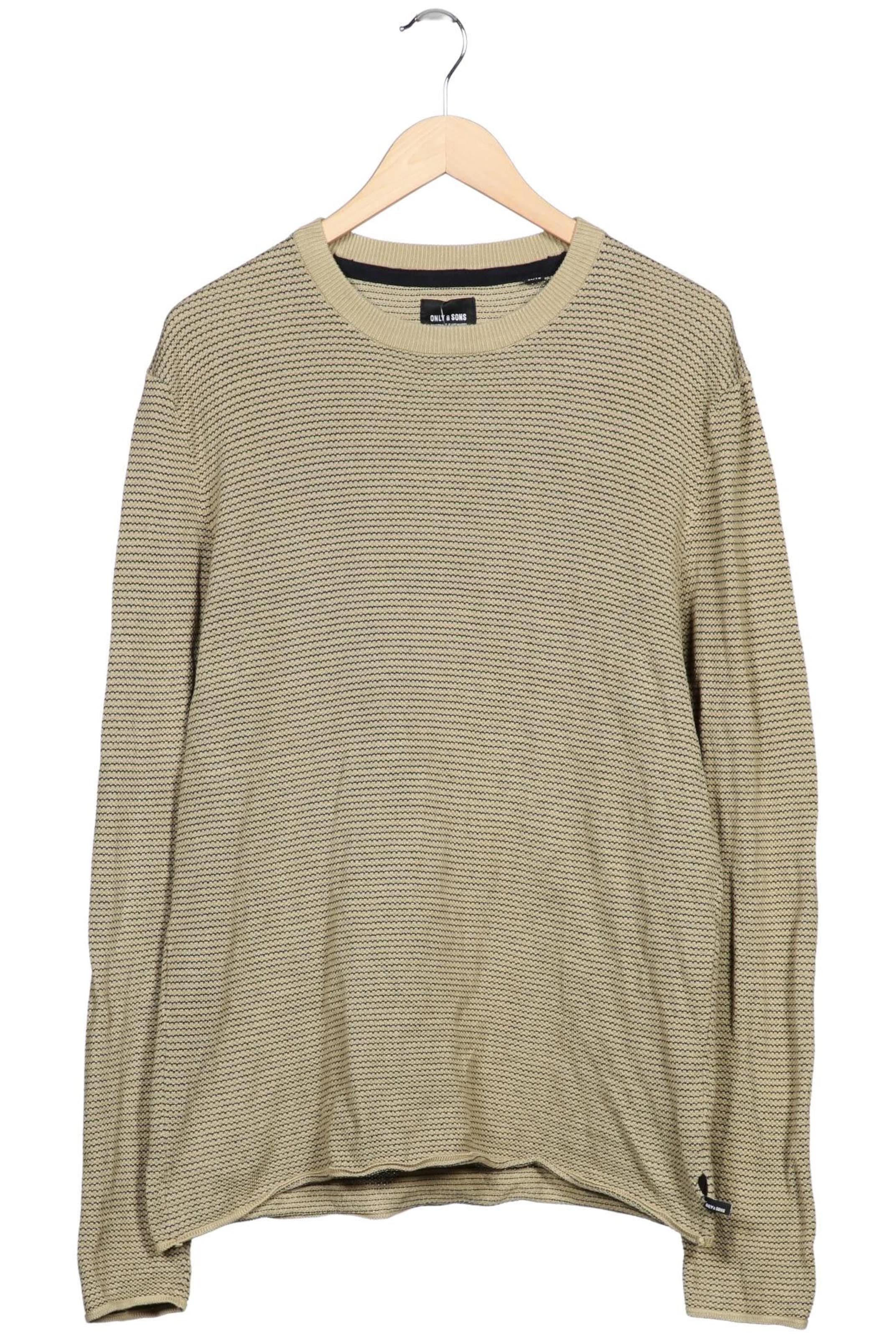 Only & Sons Pullover XL in Beige: Vorderseite