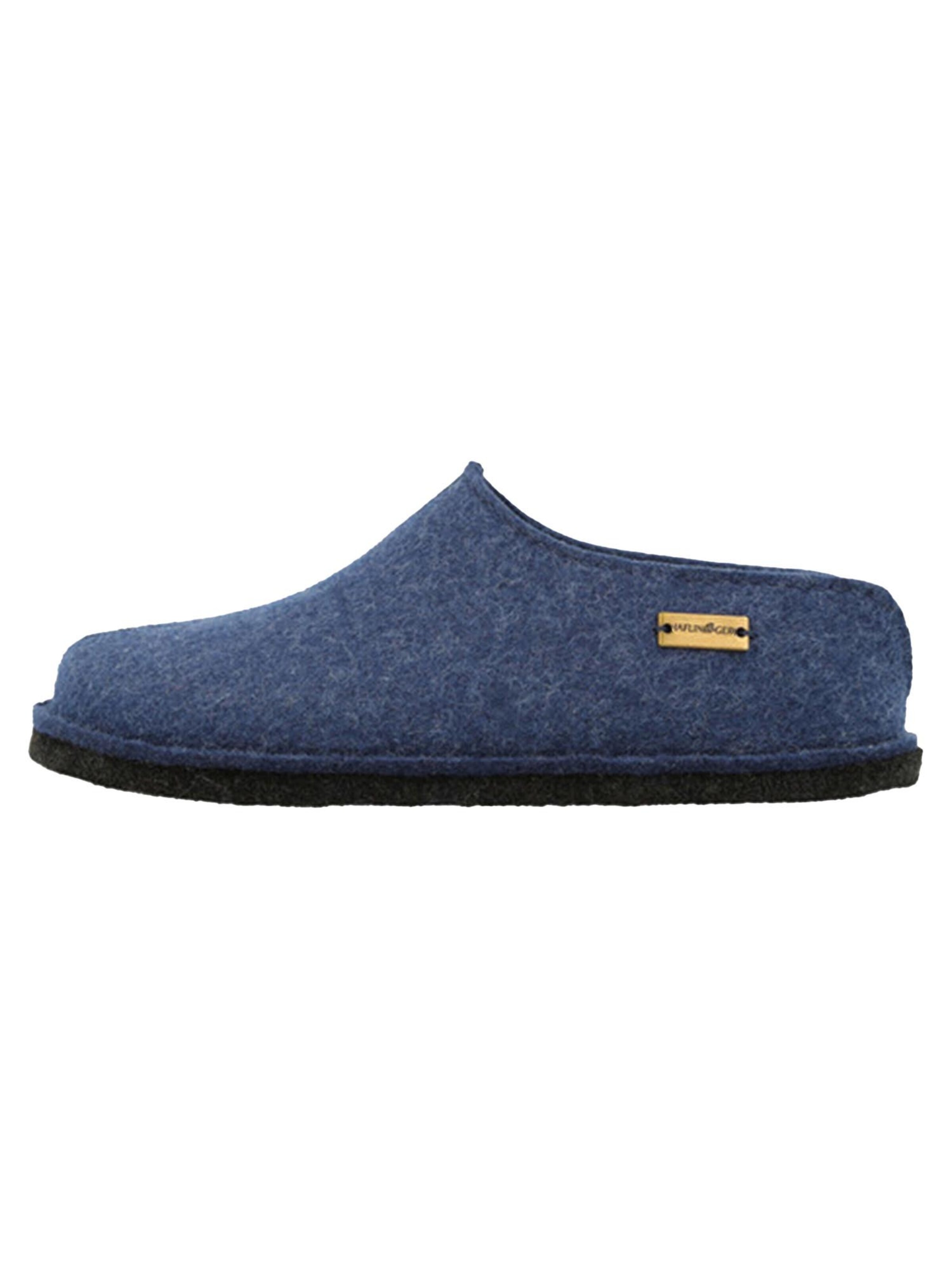 HAFLINGER Slippers 'Flair Smily' in Blue: front