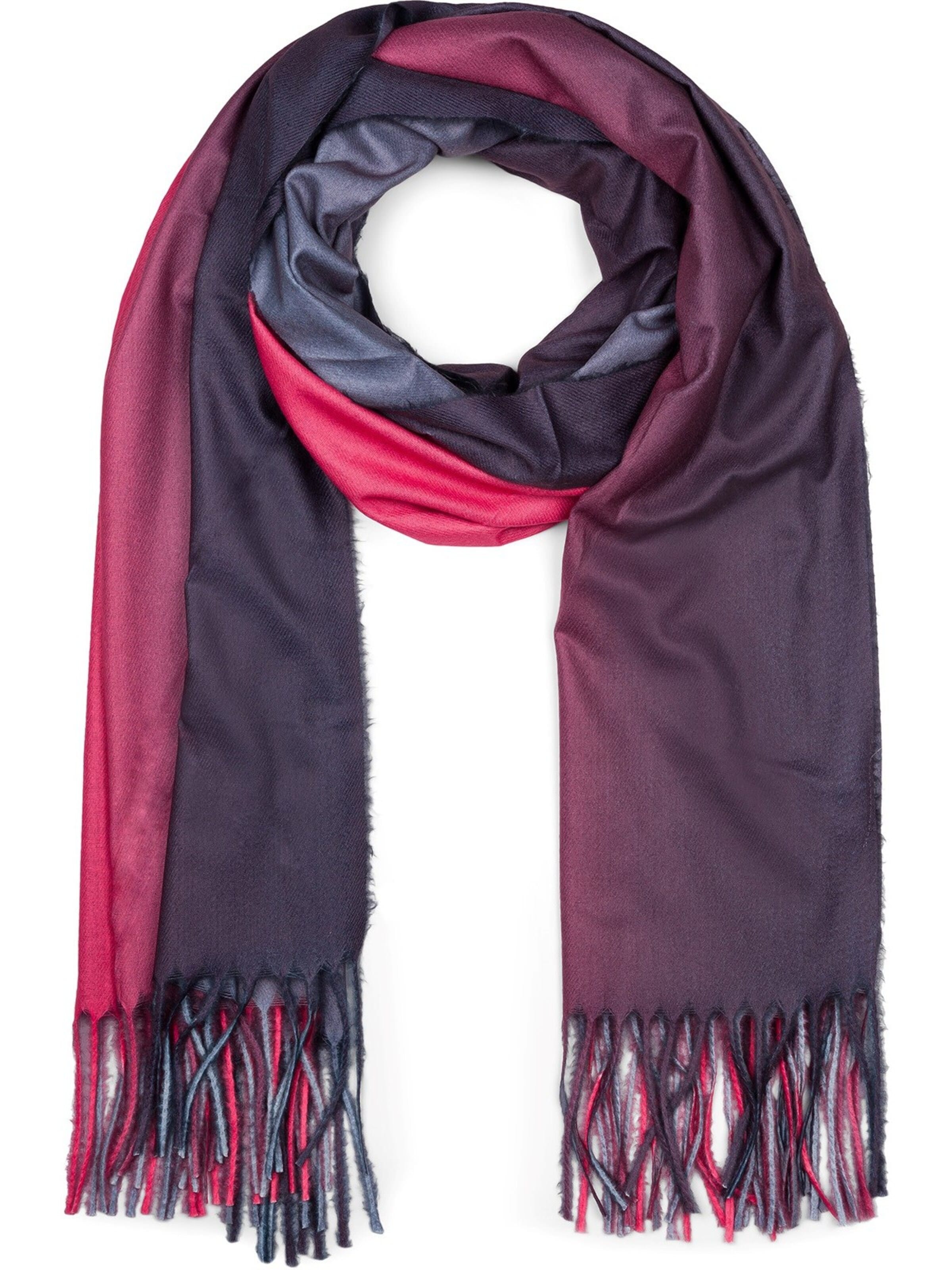 styleBREAKER Schal 'Schal mit 2-Farbigem Farbverlauf'‌‌‌‌‌‌‌‌‌ in Orange: Vorderseite