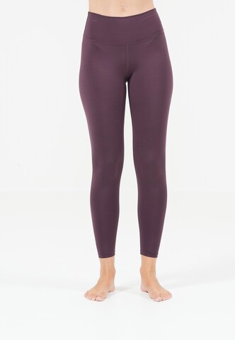 Athlecia Slim fit Workout Pants 'Franz' in Purple: front