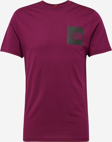T-Shirt 'FINE' THE NORTH FACE en violet : devant