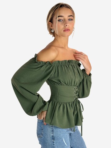 Elara Bluse in Grün