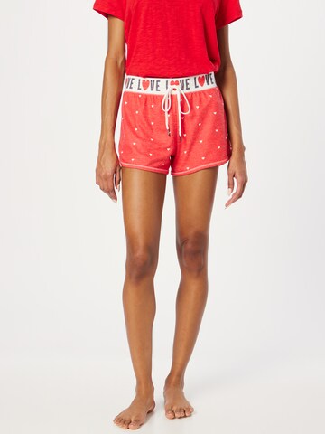 PJ Salvage - Pantalón de pijama en rojo: frente