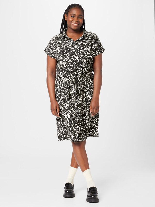 ONLY Carmakoma Shirt Dress 'Diega' in Black