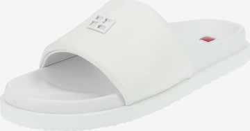 Högl Mules in White: front
