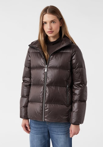 COMMA Winterjas in Bruin: voorkant