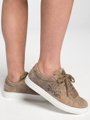 SPIETH & WENSKY Platform trainers 'Femmy' in Brown