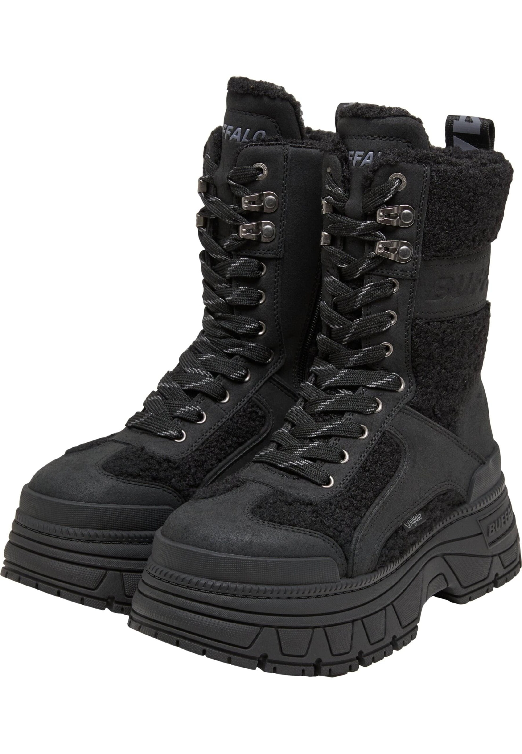 Bottes à lacets 'Fusion Com' BUFFALO en noir