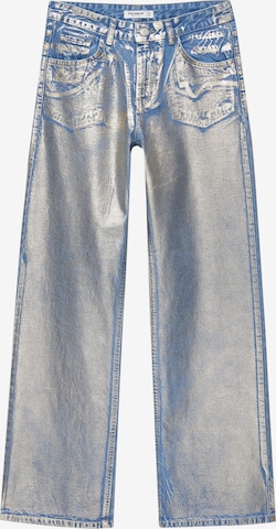 Pull&Bear Wide Leg Jeans i guld: forside