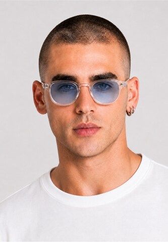 Gianni Kavanagh Zonnebril 'Solan Ice' in Blauw: voorkant
