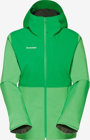 MAMMUT Outdoor Jacket 'Linard Light' in Green: front