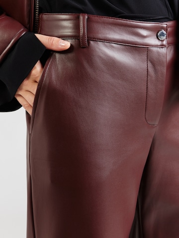 PATRIZIA PEPE - Pierna ancha Pantalón en marrón